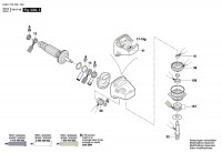 Bosch 0 601 773 732 GBR 14 CA Concrete Grinder Spare Parts